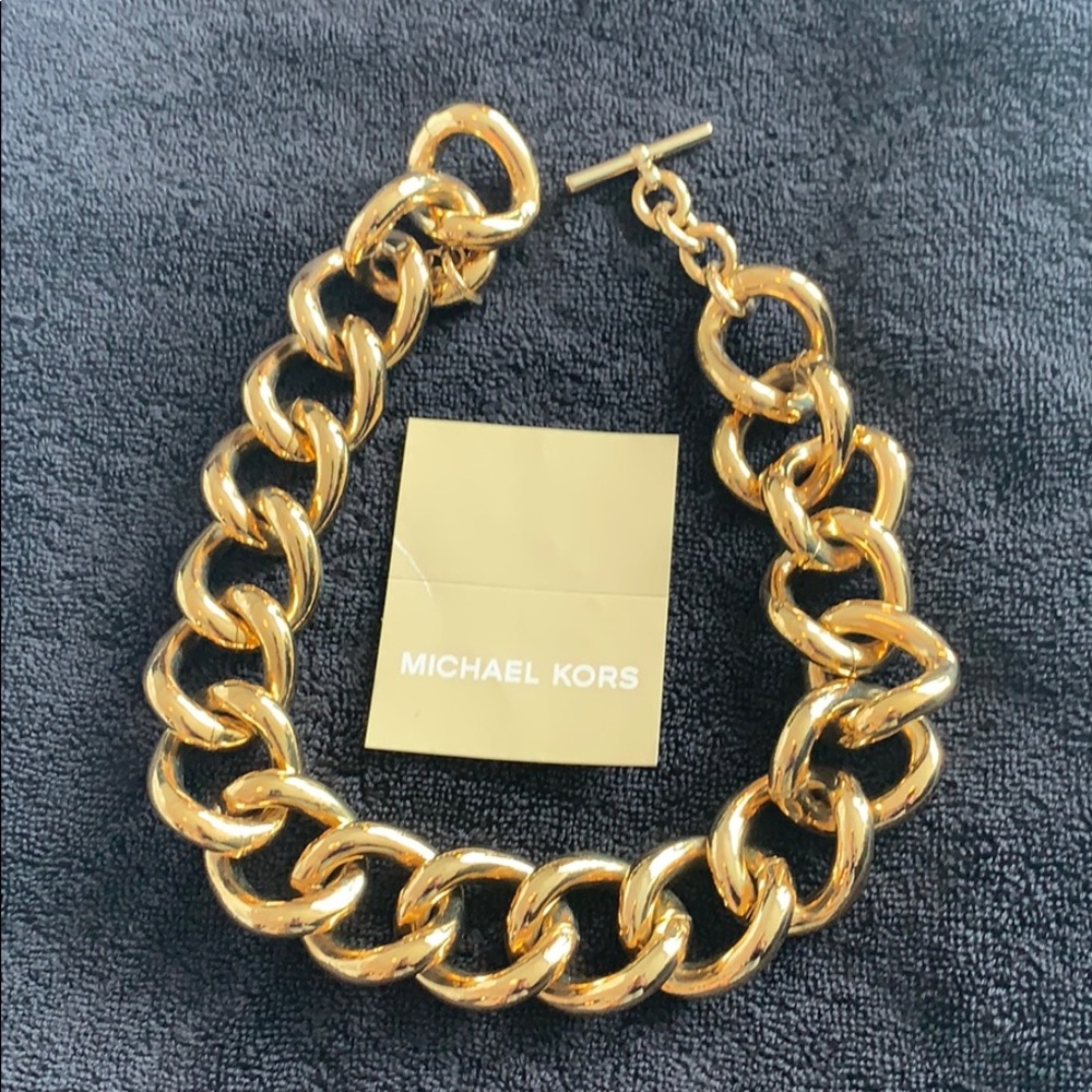 Michael Kors Gold Statement Necklace